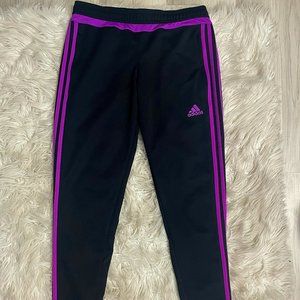 Purple Adidas pants